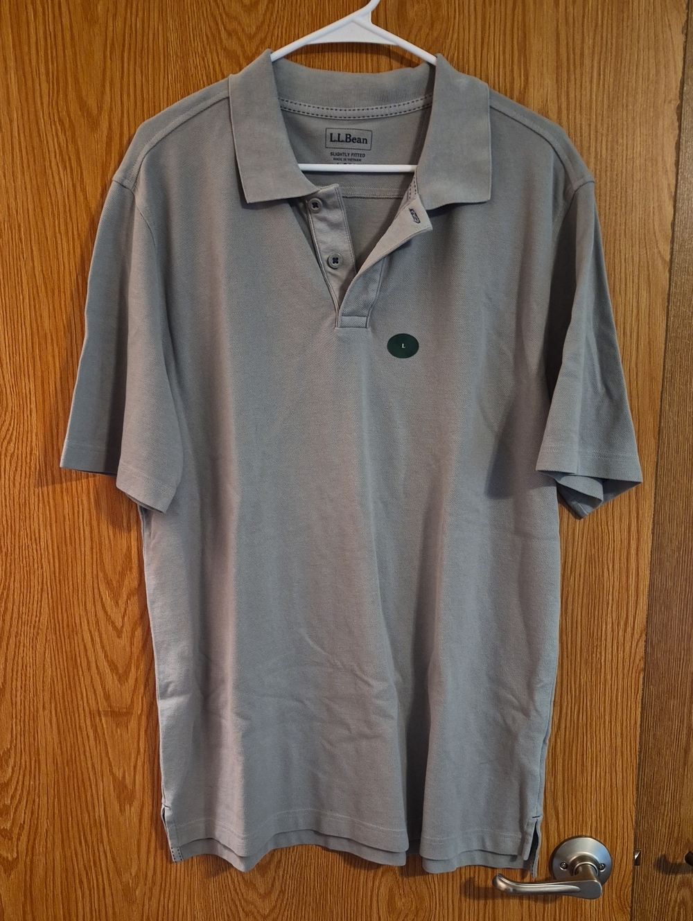 L.L. Bean Men's Light Gray Polo